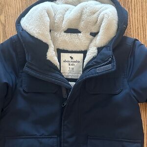 Abercrombie Kids Dark Blue Coat with Soft Lining